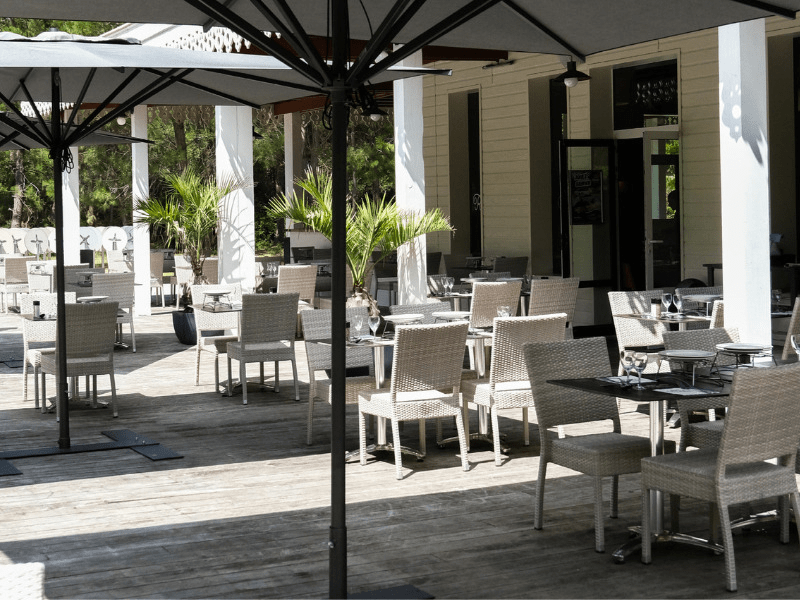 Terrasse du Bistro Régent Arcachon Gujan-Mestras pour repas de groupe